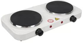 Fogao Eletrico Cooktop 2 Bocas 2000W Branco 127V