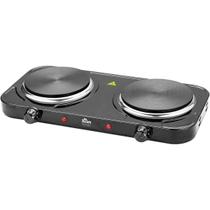 Fogão Elétrico Cooktop Kian Portátil 2 Bocas 127V FG-101 Preto