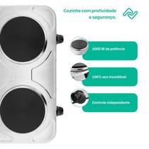 Fogão Elétrico Cor:BrancoVoltagem:110v
