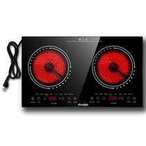 Fogão Elétrico de Cerâmica com 2 Queimadores - 24 Polegadas - 110V-120V