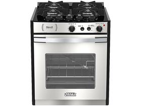 Fogao Elétrico de Embutir 4 Bocas a Gás Gaudi Platinum Vitreo Inox 220V - Venax