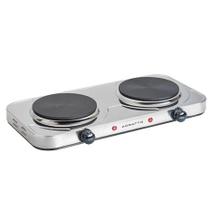Fogão elétrico de mesa agratto fm-02 220v 2000w 2 pratos