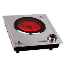 Fogao Eletrico Electrobras Prime Cook I EBVC-31 - 1200W - 1 Boca - Infravermelho - 110V - Prata Fogao Eletrico Electrobras Prime Cook I EBVC-31 - 1200W - 1 Boca - Infravermelho - 110V - Prata