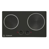 Fogão Elétrico Embutir Gourmet 2 Bocas 220V Safanelli Preto