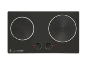 Fogão Elétrico Embutir Gourmet 2 Placas 127v Fge127 Safanelli Preto