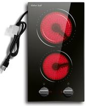 Fogão Elétrico Hobsir 2 Queimadores 110V - Controle por Botão