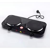 Fogão Elétrico Indução 2 Bocas Portátil Cooktop Preto