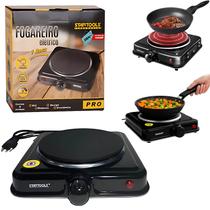 Fogão Elétrico Indução Sem Gás 220V 5 Níveis 1000W 1 Boca Camping Cozinha Pequena