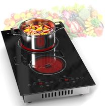 Fogão Elétrico Karienvir 2 Queimadores - Touch Control 2000W