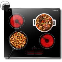 Fogão elétrico Karienvir 24 polegadas 4 queimadores 6000W 240V