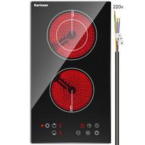 Fogão elétrico Karinear 2 Burner 30cm Drop-in 3200W 220V