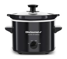 Fogão Elétrico Lento Elite Gourmet MST239X - 2 Litros - Preto