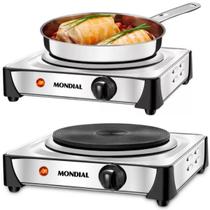 Fogão Elétrico Mondial Fast Cook 1000W 06 níveis de Temperatura ideal Para Todos os tipos de panelas Fe-04