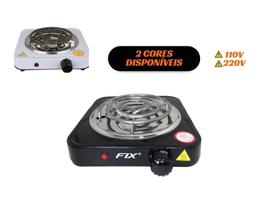 Fogão Elétrico portátil 1 Boca De Mesa Cooktop 1000W Fix