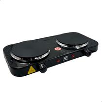 Fogão Elétrico Portátil 2 Bocas 1000W/2000W Cooktop de Mesa com Controle de Temperatura 127V/220V Camping INMA