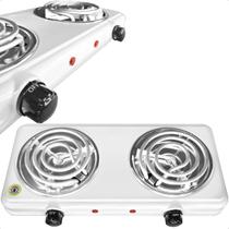 Fogão Elétrico Portátil 2 Bocas 2000W 127V Potente Pratico Camping Espiral Fogão Elétrico Portátil 2 Bocas 2000W 127V Potente Pratico Camping Espiral