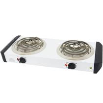 Fogão Elétrico Portátil de Mesa 2 Bocas 2000W Branco 110V Resistência Blindada Cotherm 2171 FEB-2 Fogão Elétrico Portátil de Mesa 2 Bocas 2000W Branco 110V Resistência Blindada Cotherm 2171 FEB-2