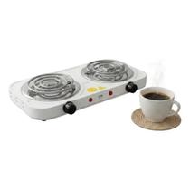 Fogão Elétrico Portátil De Mesa 2 Bocas 220v Gp6 Branco Fogão Elétrico Portátil De Mesa 2 Bocas 220v Gp6 Branco