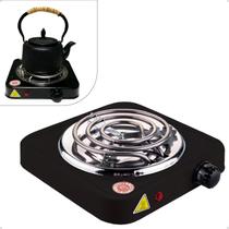 Fogão Elétrico Portátil De Mesa Fogareiro Camping Cooktop 1 Boca 110v Ou 220v Linha Premium - NZA