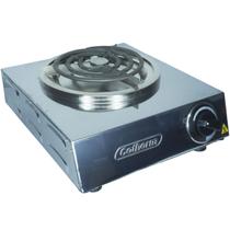 Fogão Elétrico Profissional Mesa 1 Boca 220mm 1500W Esmeralda Inox 220V Resistência Cotherm 2392 Fogão Elétrico Profissional Mesa 1 Boca 220mm 1500W Esmeralda Inox 220V Resistência Cotherm 2392