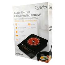 Fogao Eletrico Quanta QTFEI200 - 2000W - 1 Boca - Infravermelho - 220V - Preto