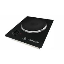 Fogao eletrico safanelli 1 boca embutir preto fge 220v