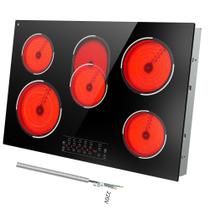 Fogão elétrico Traenvir 30 5 queimadores 8400W 220-240V Ceramic