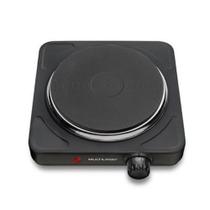 Fogão Elétrico Uma Boca Portátil Pequeno 110V 6 Temperatura 1000W Multilaser Cooktop Compacto Viagem