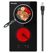 Fogão Elétrico Weceleh 12 Polegadas 3000W - 2 Queimadores com Controle Touch