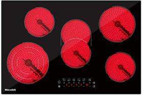 Fogão elétrico Weceleh 30 polegadas 5 queimadores 8500W 220-240V