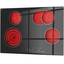 Fogão elétrico Zarbaco 4 queimadores de 30 polegadas com potência de 7200 W