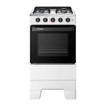Fogão Esmaltec 4 Bocas Ideal Pop F4ISP4120BR Acendimento Manual Branco