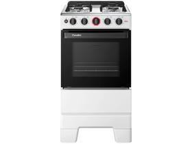 Fogão Esmaltec 4 Bocas Ideal Super F4iab4121br Acendimento Automático Branco Bivolt