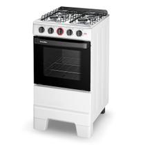 Fogão Esmaltec 4 Bocas Ideal Super F4iab4121br Acendimento Automático Branco Bivolt