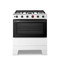 Fogão Esmaltec 5 Bocas Ideal Super Mesa De Aço Inox Branco F5IAB Bivol Fogão Esmaltec 5 Bocas Ideal Super Mesa De Aço Inox Branco F5IAB Bivol