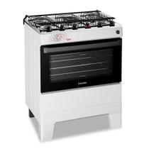 Fogão Esmaltec Ideal Master 5 Bocas 50L Bivolt Branco Com Acendimento Automático E Tripla Chama Fogão Esmaltec Ideal Master 5 Bocas 50L Bivolt Branco Com Acendimento Automático E Tripla Chama