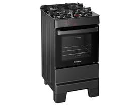 Fogão Esmaltec Ideal Top 4 Bocas T4VAP Automático Mesa de Vidro Preto Bivolt Fogão Esmaltec Ideal Top 4 Bocas T4VAP Automático Mesa de Vidro Preto Bivolt