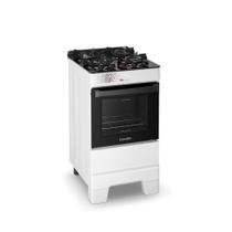 Fogão Esmaltec Ideal Top Glass 4 Bocas 50L Bivolt Branco Com Acendimento Automático Fogão Esmaltec Ideal Top Glass 4 Bocas 50L Bivolt Branco Com Acendimento Automático