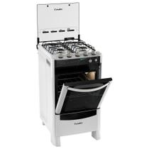 Fogão Esmaltec Topázio 4 Bocas com Forno Limpa Fácil Acendimento Automático e Timer Sonoro