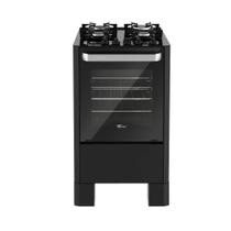 Fogão Fischer Fit Line 4 Bocas Preto Mesa De Vidro E Trempe Iron Bivolt Fogão Fischer Fit Line 4 Bocas Preto Mesa De Vidro E Trempe Iron Bivolt