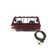 Fogão Fogareiro 2 Boca Alta Pressão LX com Kit Gas Registro Mangueira Fogão Fogareiro 2 Boca Alta Pressão LX com Kit Gas Registro Mangueira