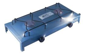 Fogao Fogareiro 2 Boca Camping Azul