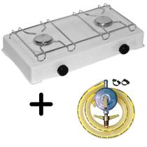 Fogão Fogareiro de Mesa A Gás Camper 2 Bocas Camping Pesca Nm Ferramentas Fogão Fogareiro de Mesa A Gás Camper 2 Bocas Camping Pesca Nm Ferramentas