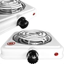 Fogão Fogareiro Elétrico 1 Boca Portátil Pratico Espiral Camping Lazer 127V 1000W