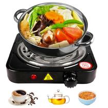 Fogão Fogareiro Elétrico 1 boca Portátil Viagem Férias Pratico Espiral Camping Lazer 110 ou 220v 1000 Wats