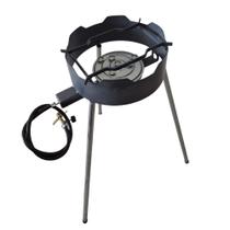 Fogão/Fogareiro Fritadeira Tripé 1Boca Sete Caulins De Alta Pressão Com Grade P/Tacho Disco De Arado Fogão/Fogareiro Fritadeira Tripé 1Boca Sete Caulins De Alta Pressão Com Grade P/Tacho Disco De Arado