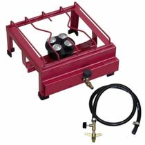 Fogão Fogareiro Industrial 1 Boca Alta Pressão c/ Mangueira - ROA