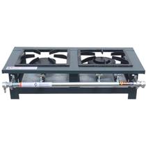 Fogão Industrial 2 Bocas 1QS 1QD Baixa Pressão P5 de Mesa Metalfour