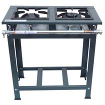 Fogão Industrial 2 Bocas 1QS e 1QD Baixa Pressão P7 de Piso Metalfour Fogão Industrial 2 Bocas 1QS e 1QD Baixa Pressão P7 de Piso Metalfour