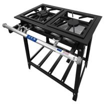 Fogão Industrial 2 Bocas 30x30 Baixa Pressão P5 JCN Fogão Industrial 2 Bocas 30x30 Baixa Pressão P5 JCN
